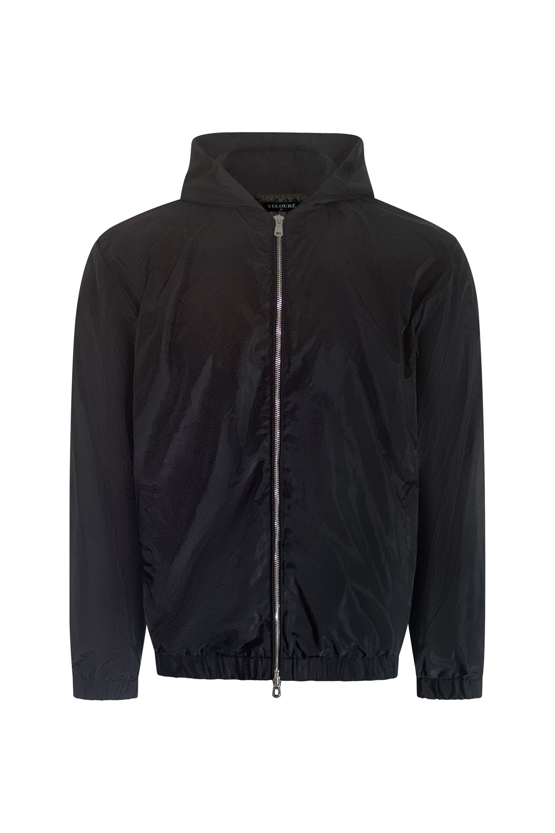 Onyx Black Hooded Jacket