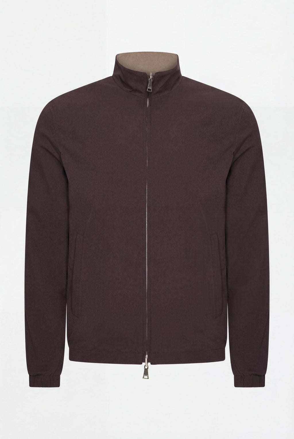 VESTE RÉVERSIBLE CAFÉ ET DÉSERT