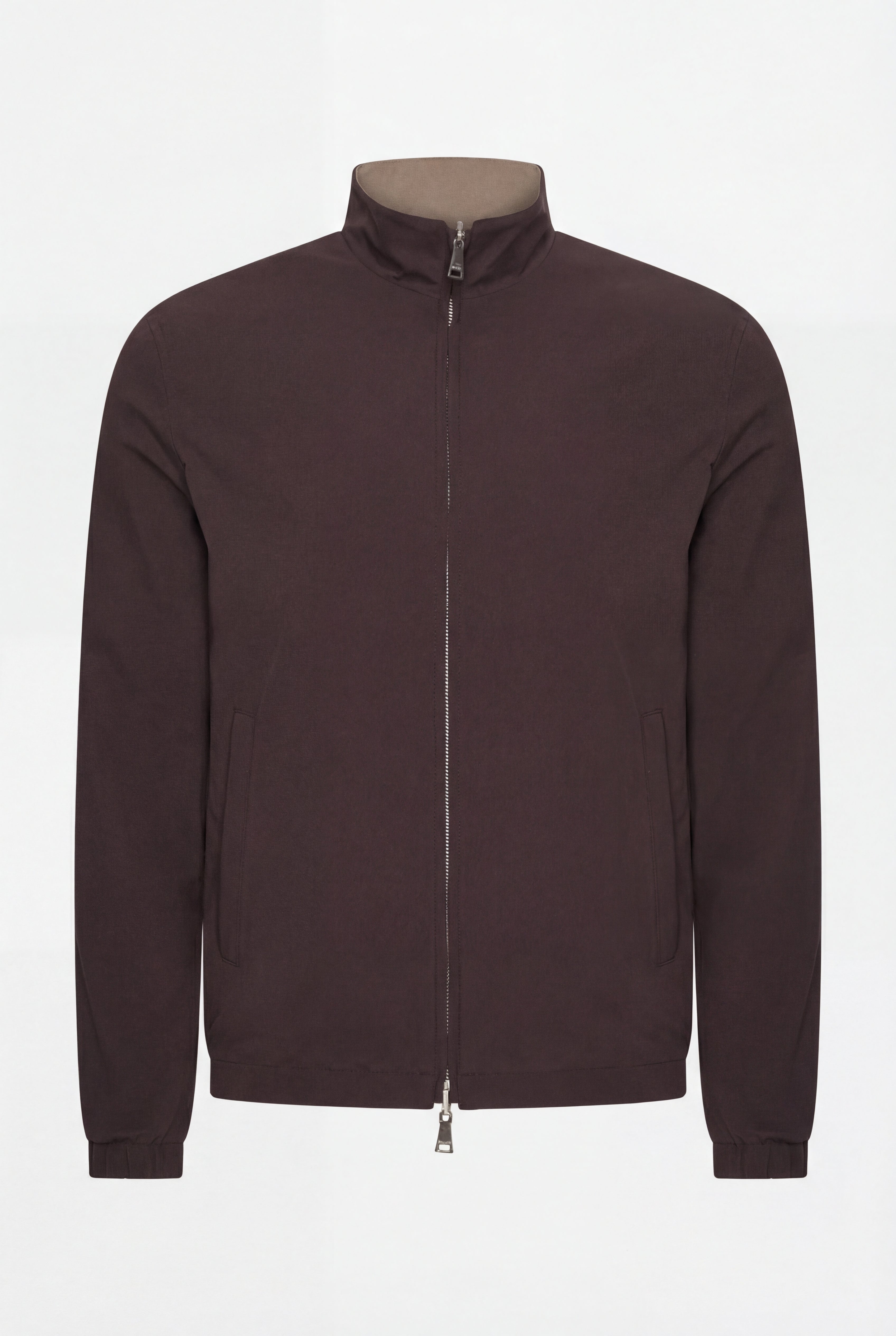 VESTE RÉVERSIBLE CAFÉ ET DÉSERT