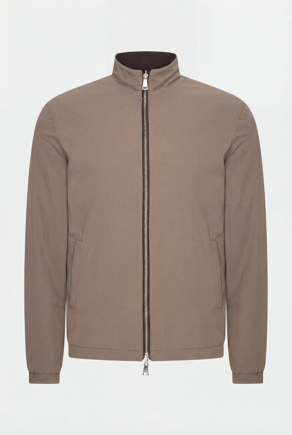 VESTE RÉVERSIBLE CAFÉ ET DÉSERT