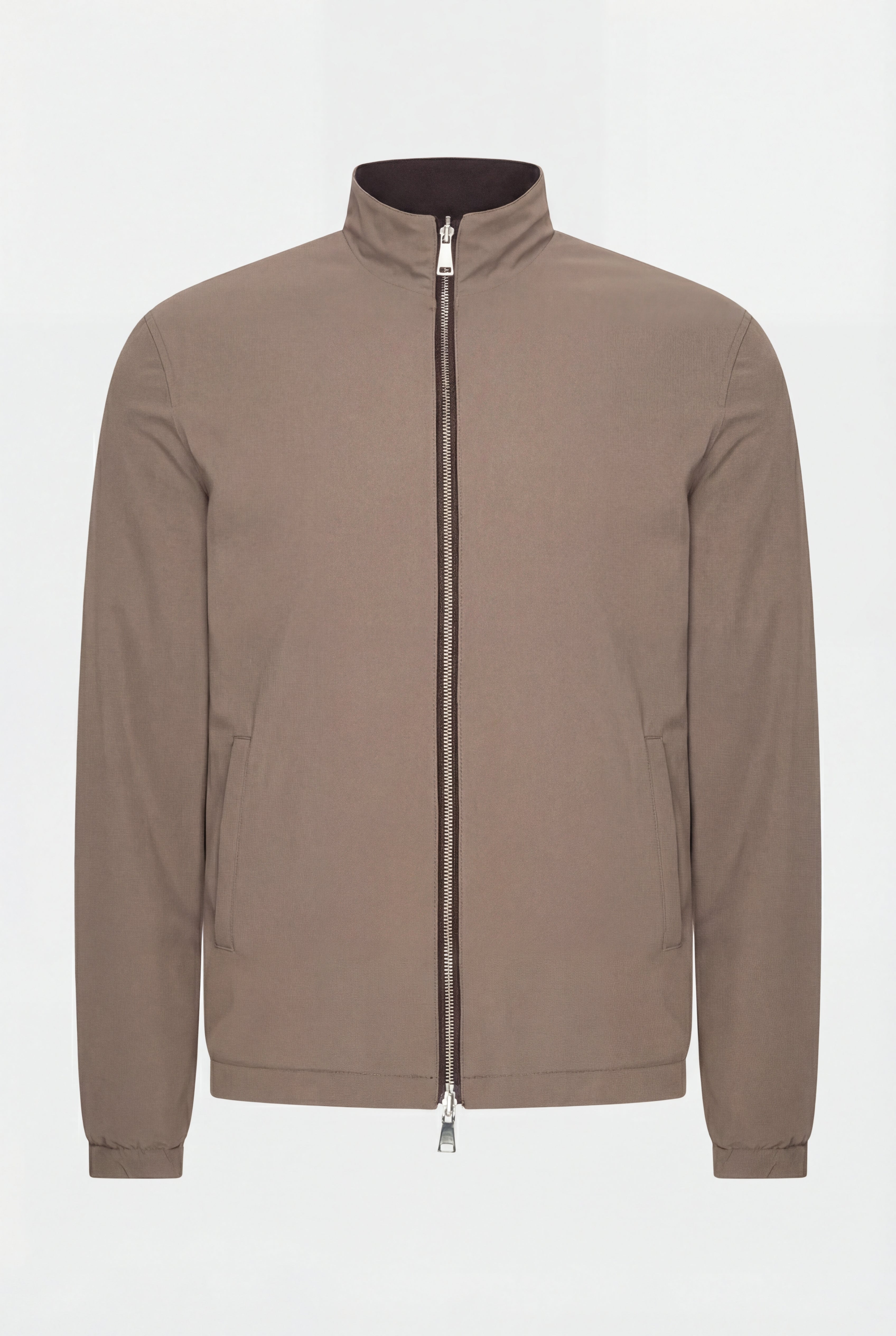 VESTE RÉVERSIBLE CAFÉ ET DÉSERT