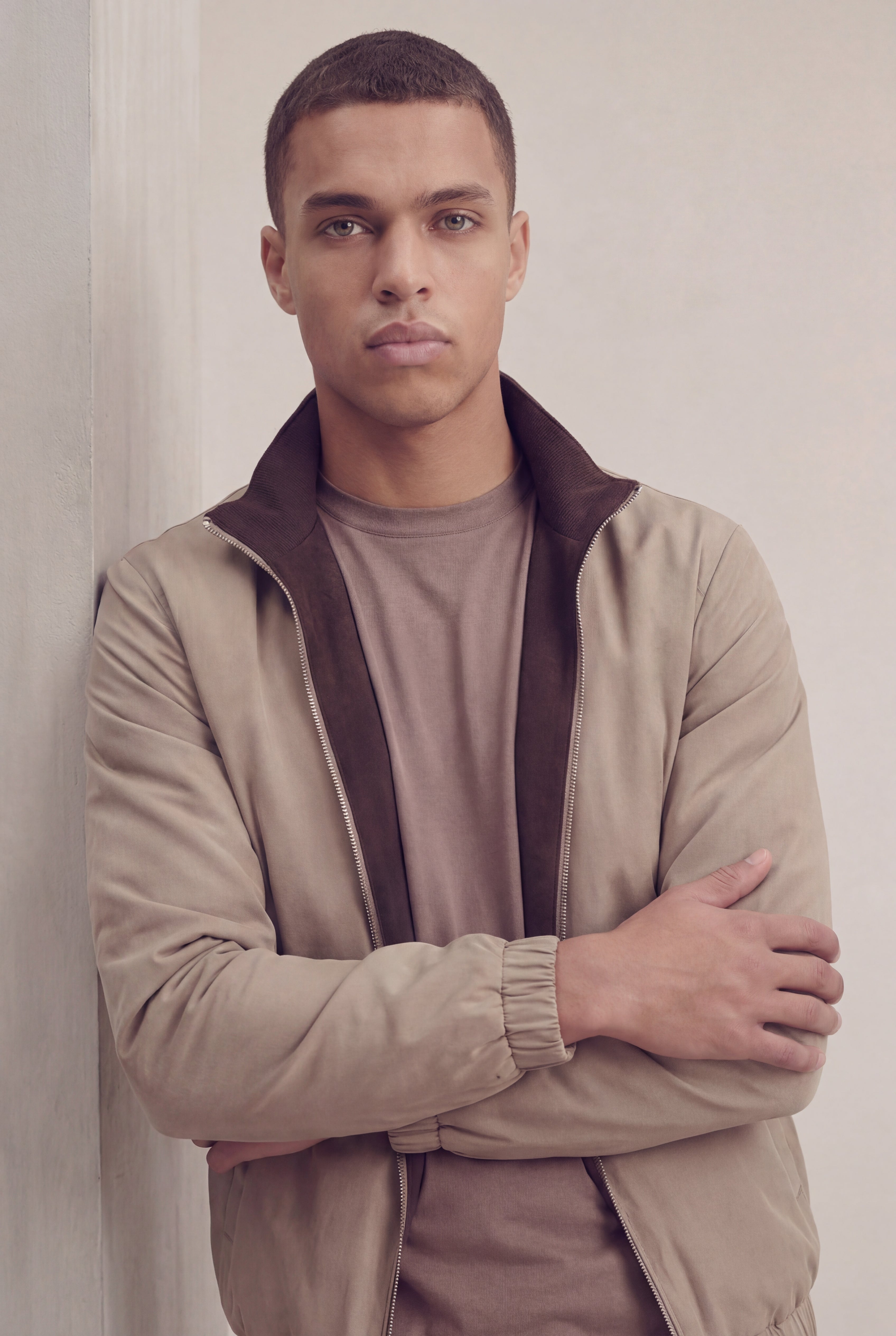 VESTE RÉVERSIBLE CAFÉ ET DÉSERT