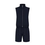 ESSENTIAL NAVY TWIN SET