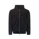 ONYX BLACK HOODED JACKET